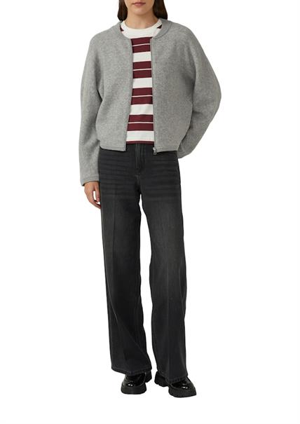 Strickjacke grau