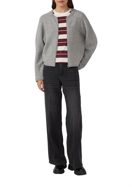 Strickjacke grau