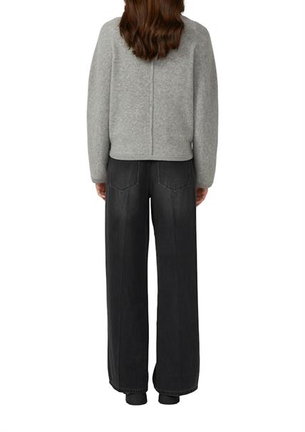 Strickjacke grau