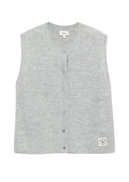 Strickjacke grau