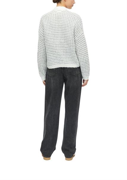 Strickjacke grau