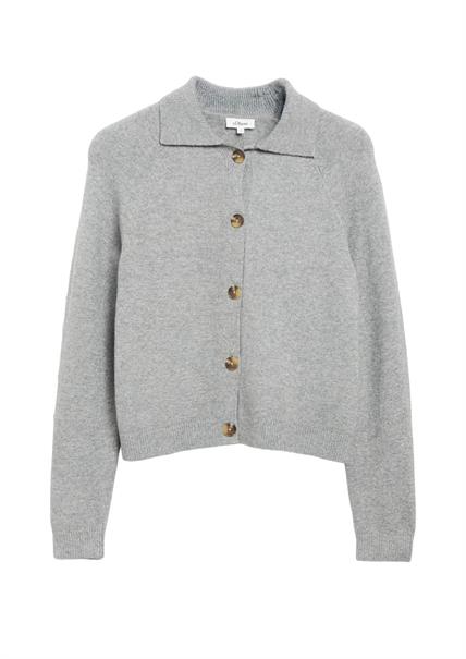 Strickjacke grau