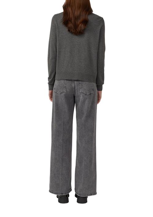 strickjacke-grau