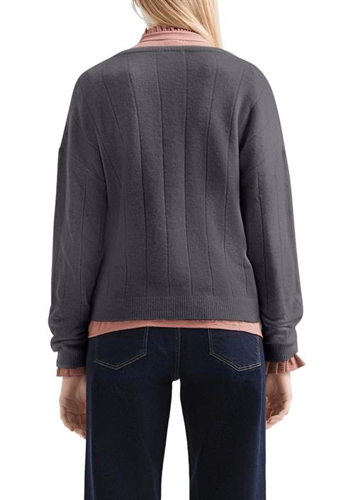 strickjacke-grau