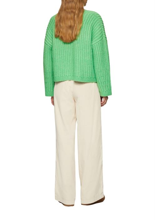 strickjacke-grün