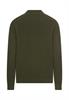 Strickjacke im Bomberstil forest green