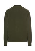 Strickjacke im Bomberstil forest green