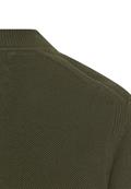 Strickjacke im Bomberstil forest green