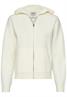 Strickjacke mit Kapuze bone white