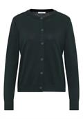 Strickjacke mit Knopfleiste ink green