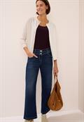 Strickjacke mit Knopfleiste oat milk beige melange