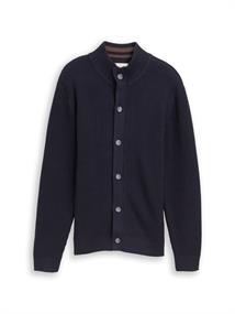 Strickjacke mit Knopfleiste sky captain blue