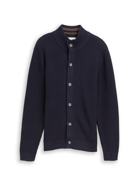 Strickjacke mit Knopfleiste sky captain blue