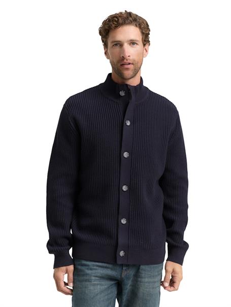 Strickjacke mit Knopfleiste sky captain blue