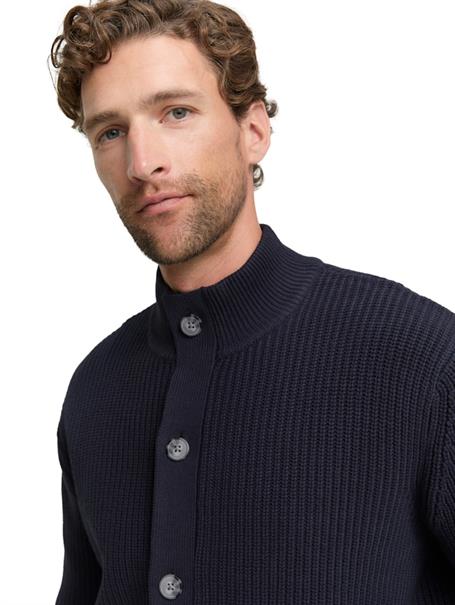 Strickjacke mit Knopfleiste sky captain blue