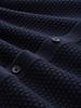 Strickjacke mit Polokragen sky captain blue