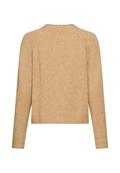 Strickjacke mit Raglanärmeln und Knopfverschluss caramel
