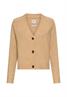 Strickjacke mit Raglanärmeln und Knopfverschluss caramel