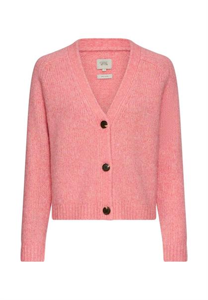 Strickjacke mit Raglanärmeln und Knopfverschluss winter berry