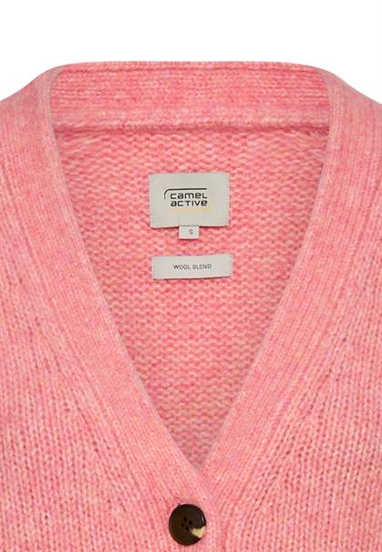 Strickjacke mit Raglanärmeln und Knopfverschluss winter berry