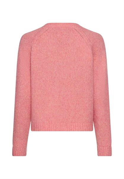 Strickjacke mit Raglanärmeln und Knopfverschluss winter berry