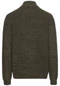Strickjacke mit Reißverschluss leaf green