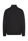 Strickjacke mit Stehkragen dark navy