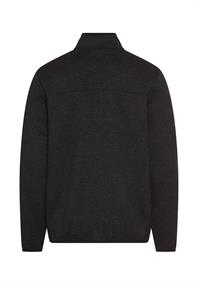 Strickjacke mit Stehkragen dark navy