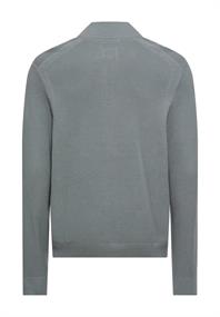 Strickjacke mit Stehkragen stormy blue