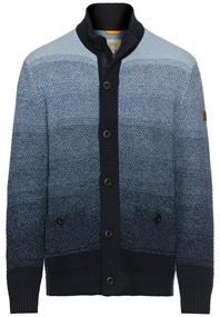 Strickjacke mit verdecktem Reißverschluss night blue