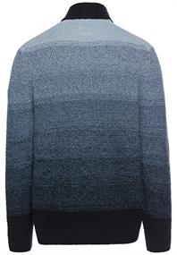 Strickjacke mit verdecktem Reißverschluss night blue