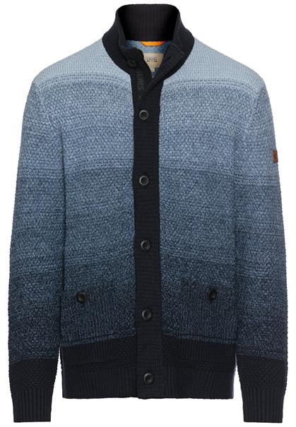 Strickjacke mit verdecktem Reißverschluss night blue