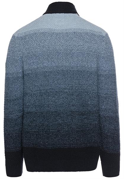 Strickjacke mit verdecktem Reißverschluss night blue