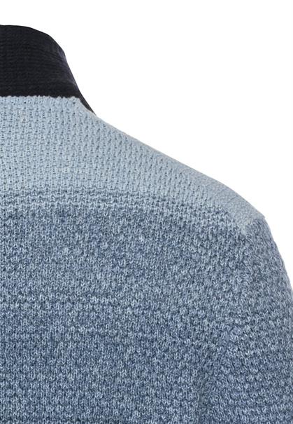 Strickjacke mit verdecktem Reißverschluss night blue