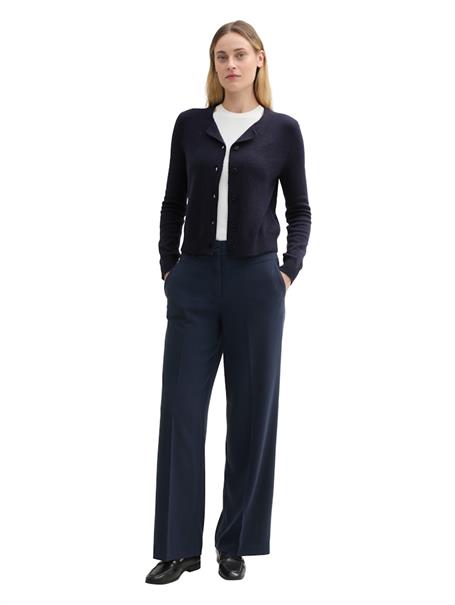 Strickjacke mit Wollanteil sky captain blue