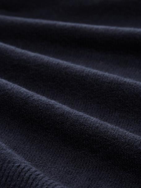 Strickjacke mit Wollanteil sky captain blue