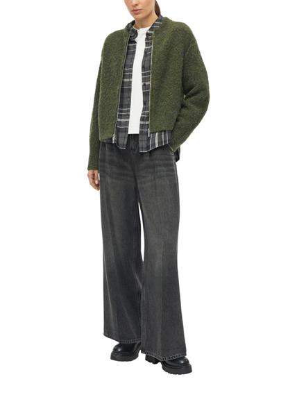 Strickjacke olive
