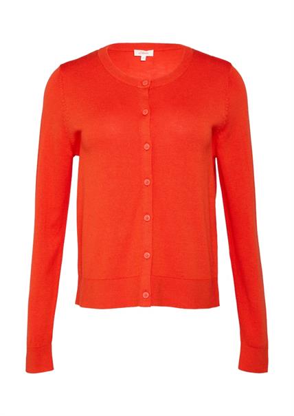 Strickjacke orange