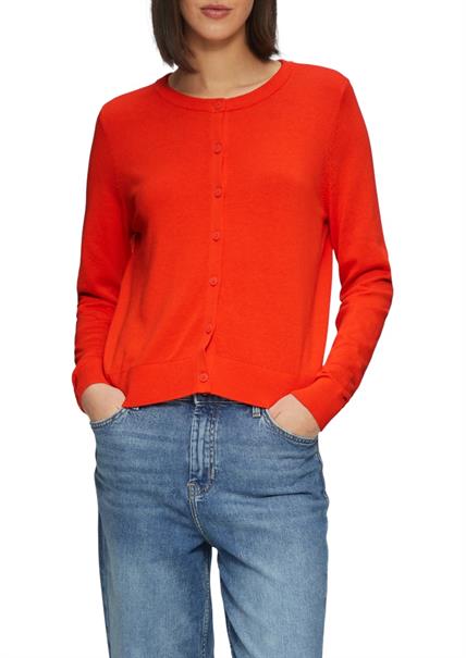Strickjacke orange