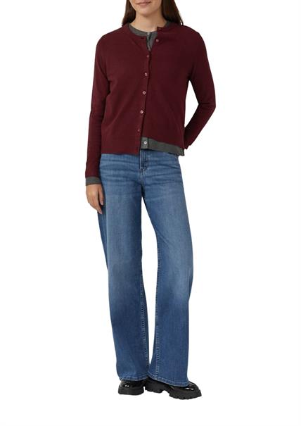 Strickjacke rot