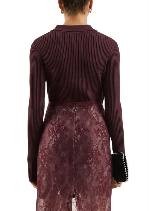 strickjacke-rot