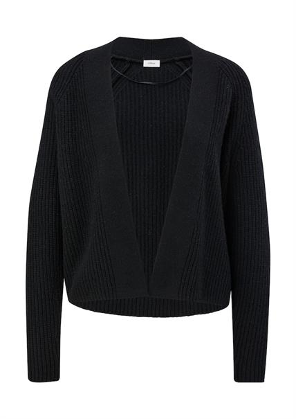 Strickjacke schwarz