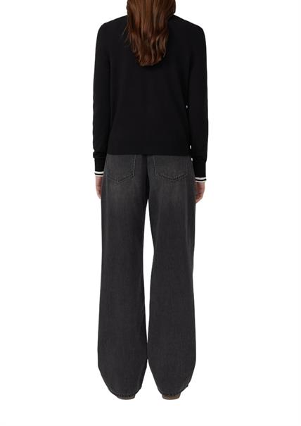 Strickjacke schwarz
