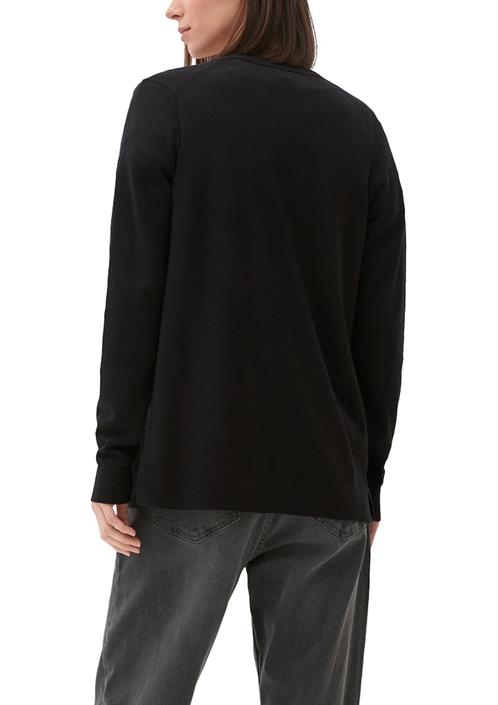 strickjacke-schwarz