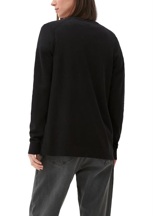 strickjacke-schwarz