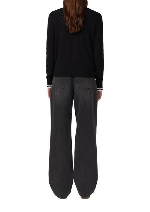 strickjacke-schwarz