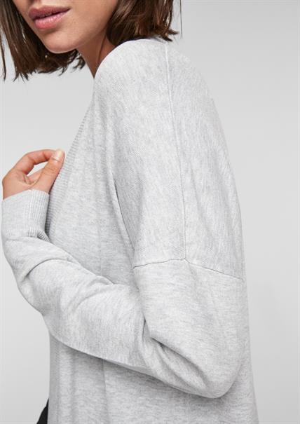 Strickjacke taubengrau