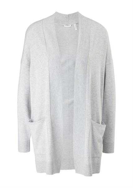 Strickjacke taubengrau