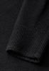 Strickkleid mit Glitzer black