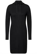 Strickkleid mit Glitzer black